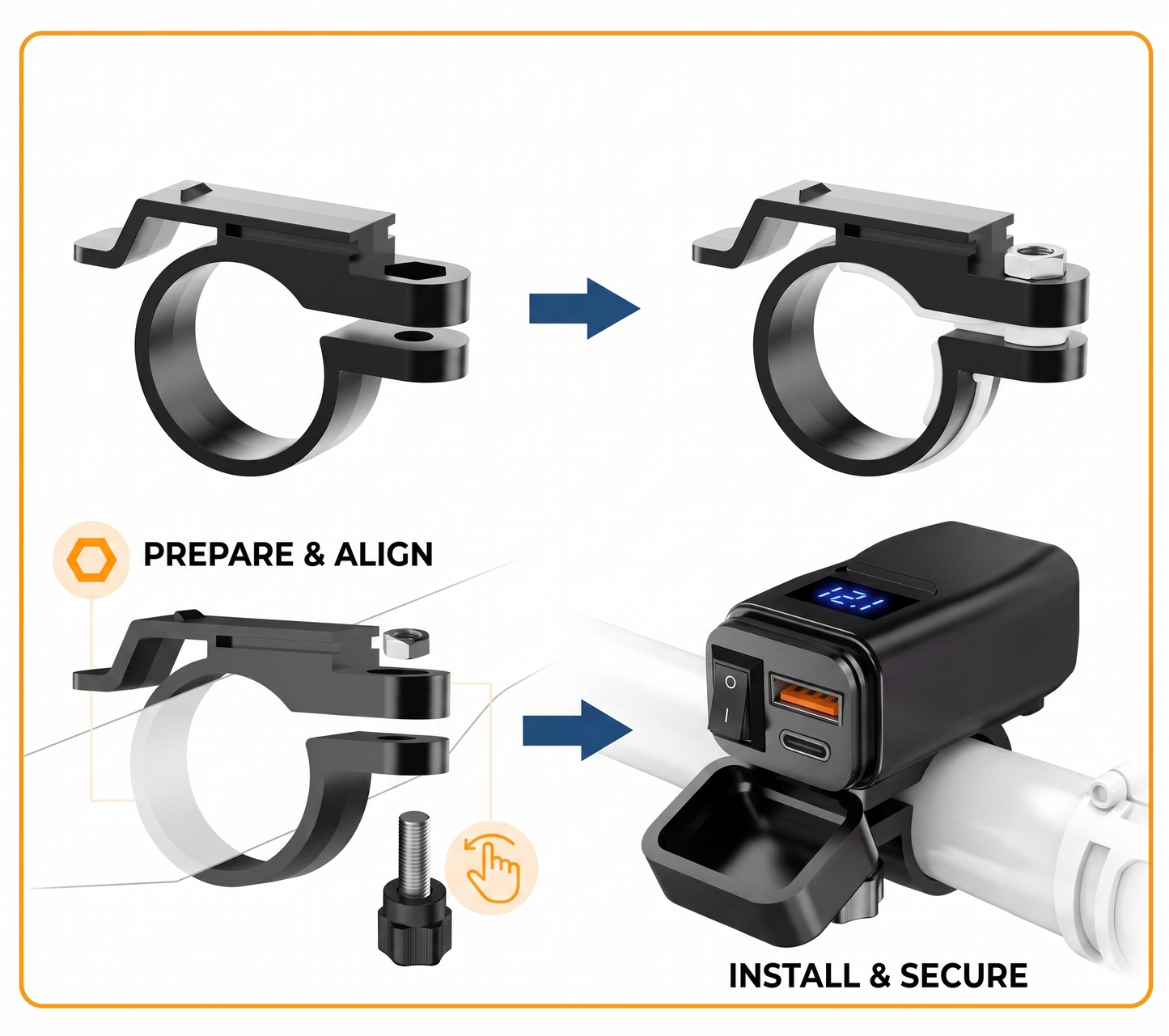 RideCharge-Dual USB